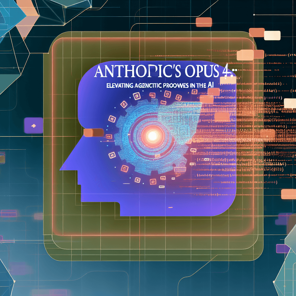A researcher in a lab coat examines a glowing AI interface on a monitor, with a secure access badge visible on their…