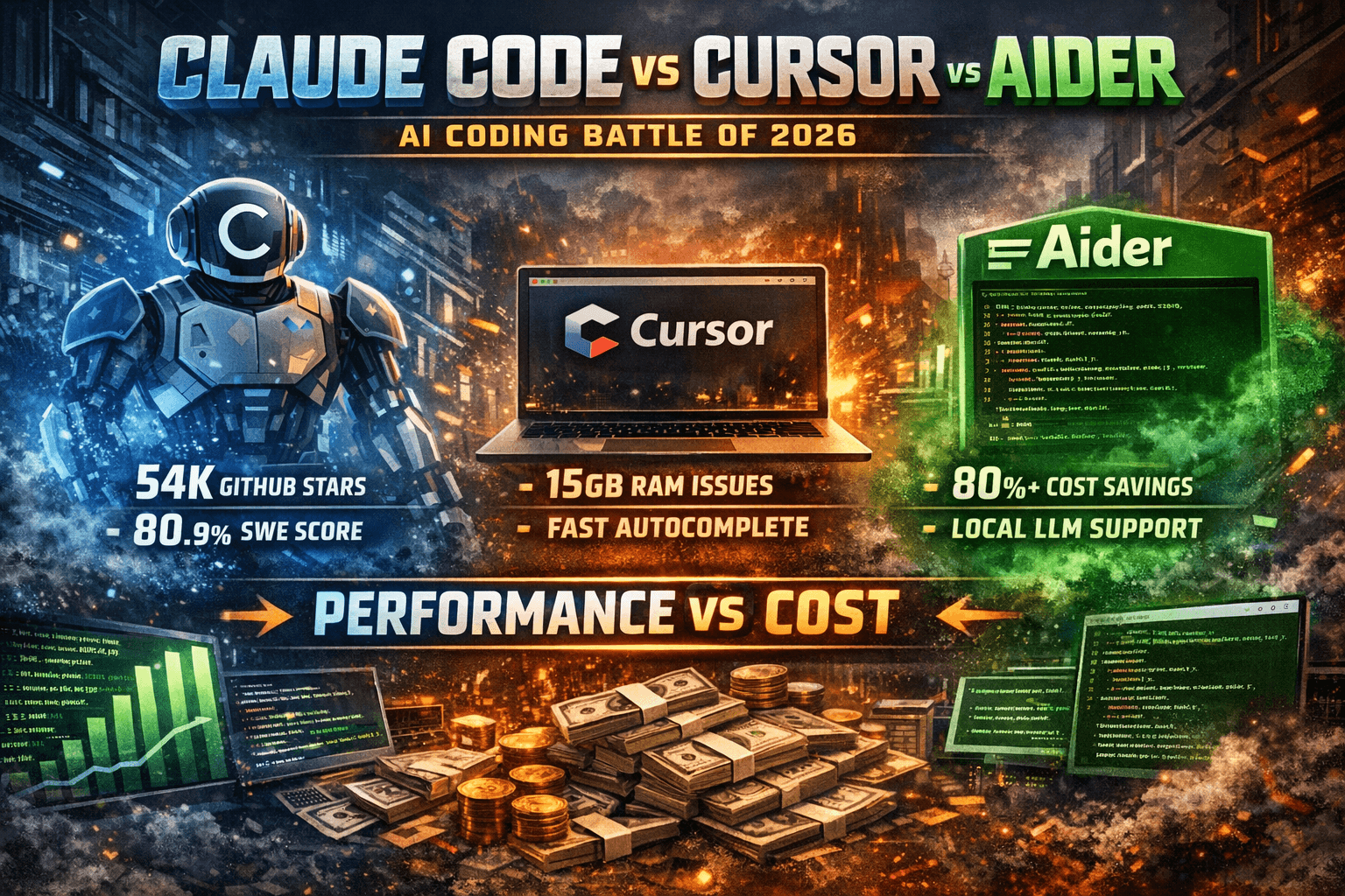 Benchmark Shows Claude Code Beats Cursor on Accuracy, Matches Speed, Costs Less