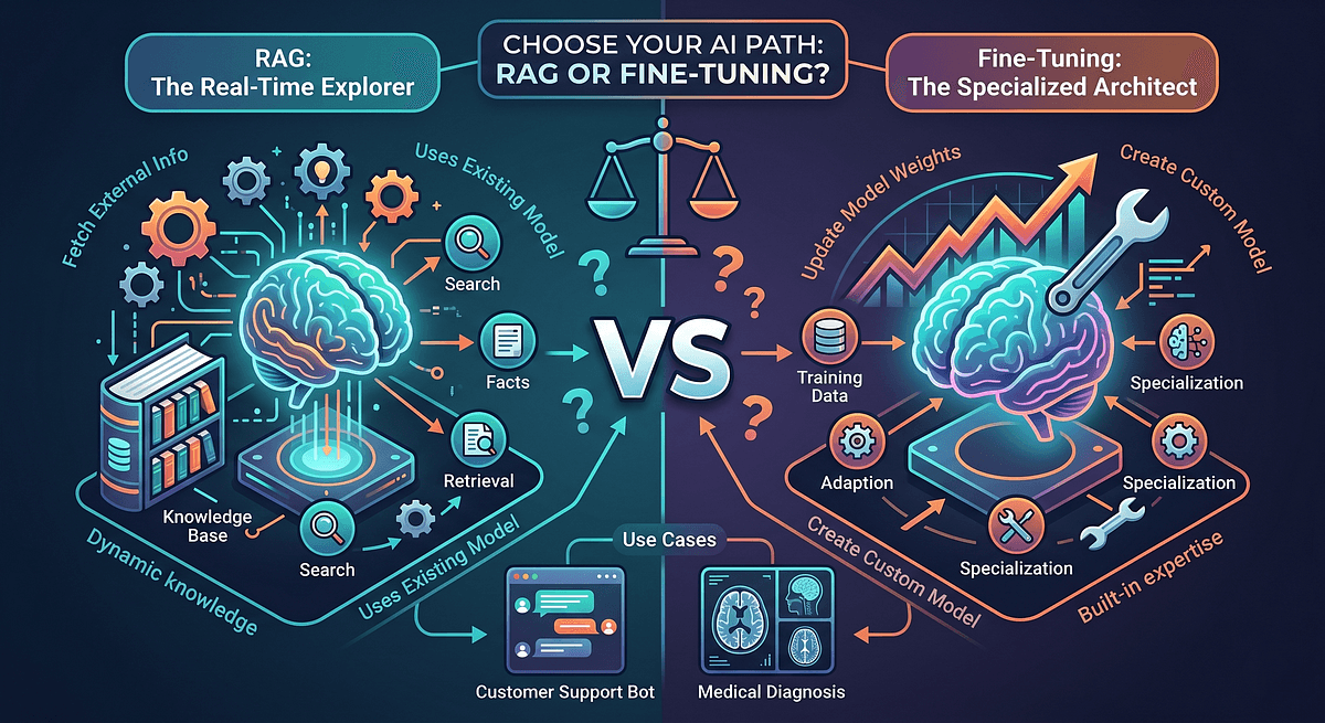 RAG vs Fine-Tuning: A Practical Guide for Choosing the Right LLM