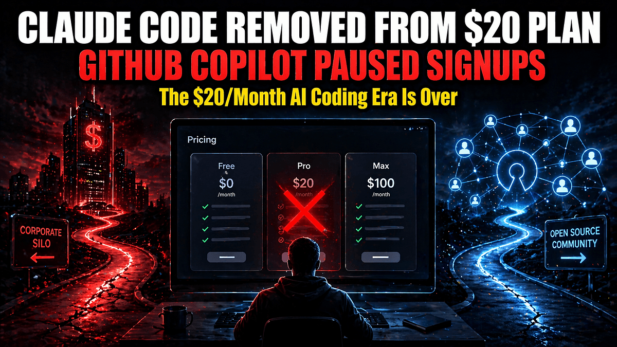 Anthropic Removes Claude Code from $20 Plan, Signals AI Pricing Shift