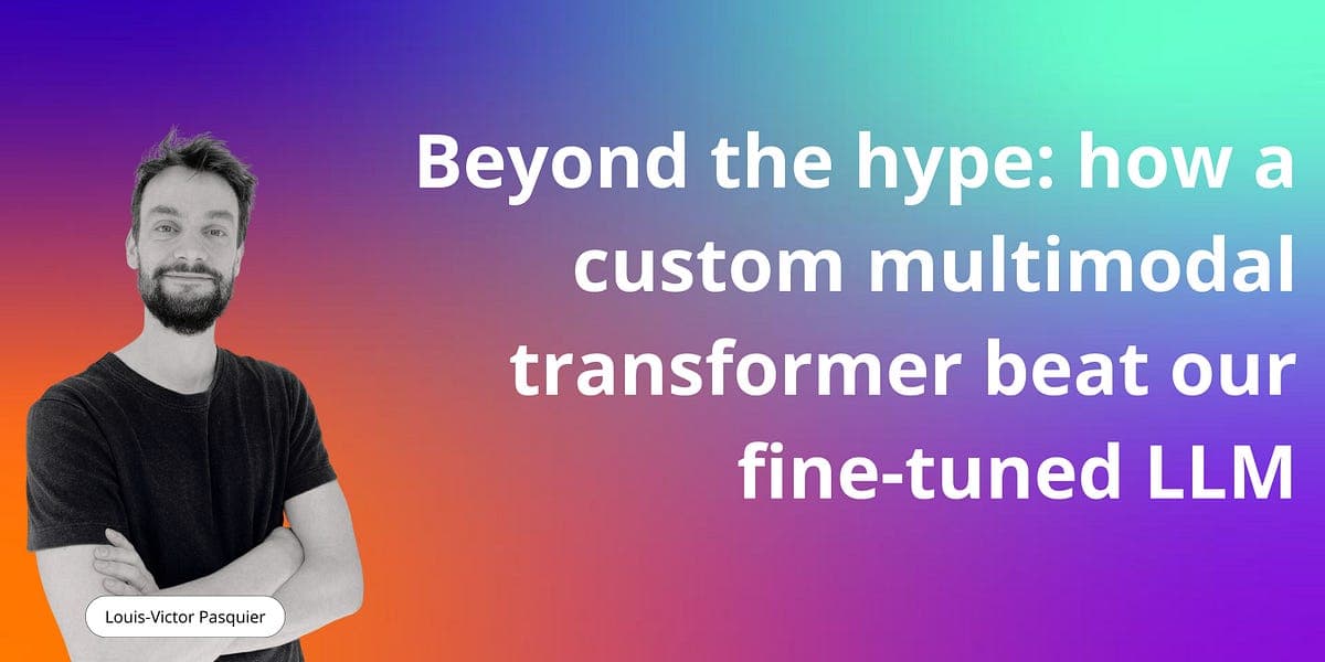 How a Custom Multimodal Transformer Beat a Fine-Tuned LLM for Attribute