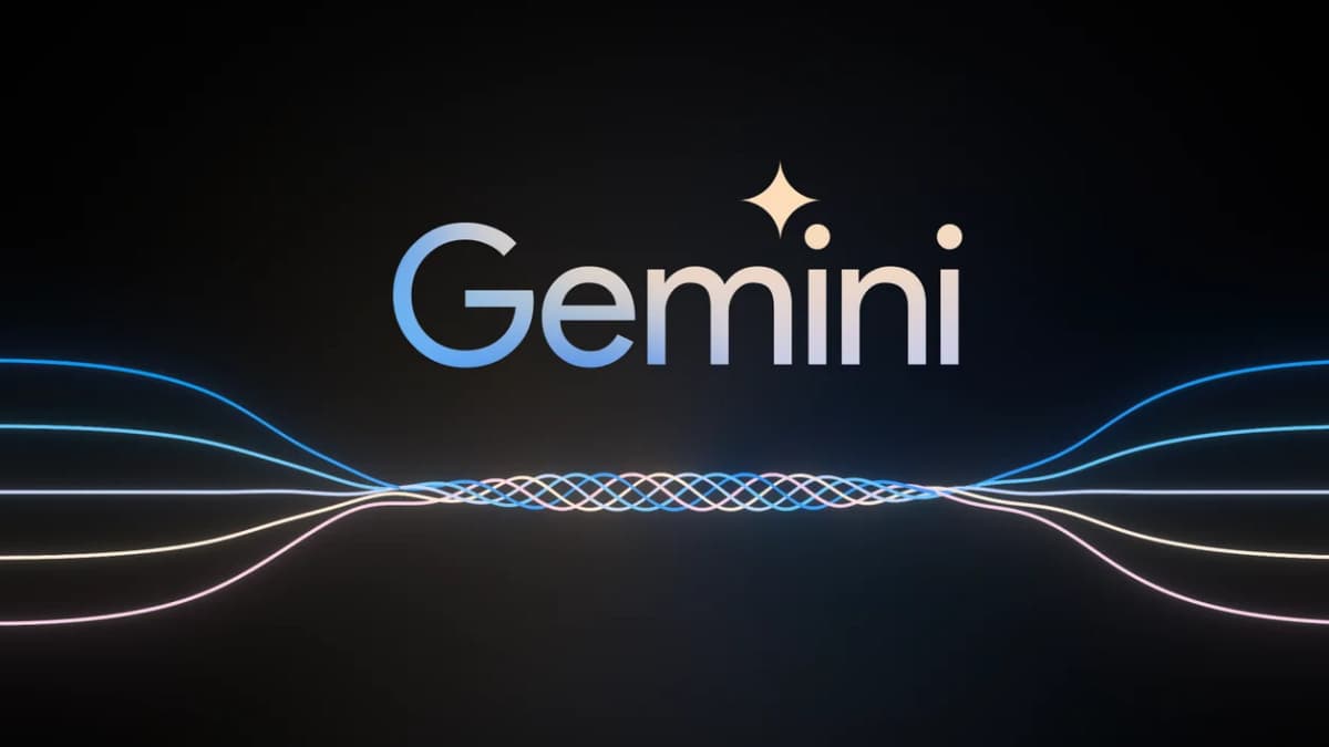 Google DeepMind logo on a dark background with abstract neon blue and green circuit patterns representing AI neural…