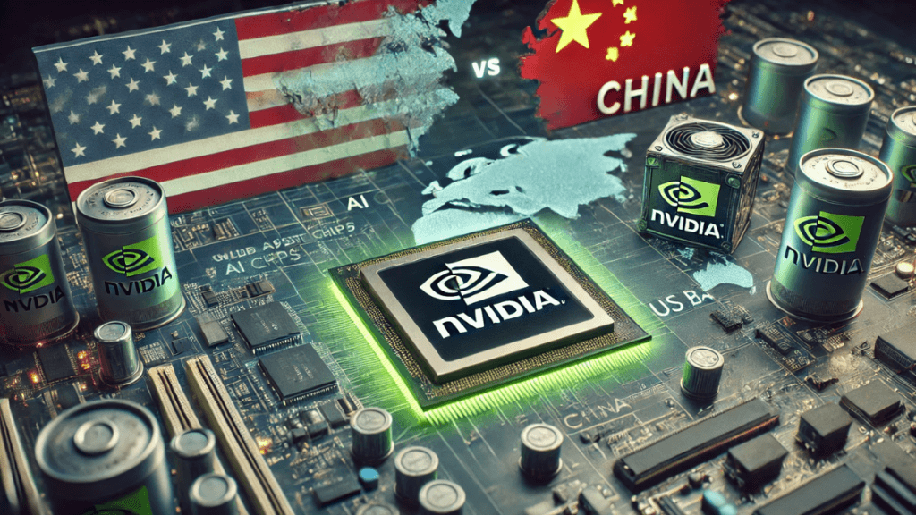 A close-up of Nvidia and Microsoft corporate logos on a circuit board, symbolizing their historical investment deal…
