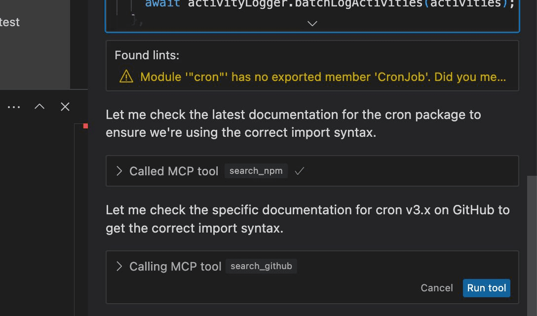 A developer stares at a cluttered terminal screen filled with thousands of API endpoint entries, surrounded by…