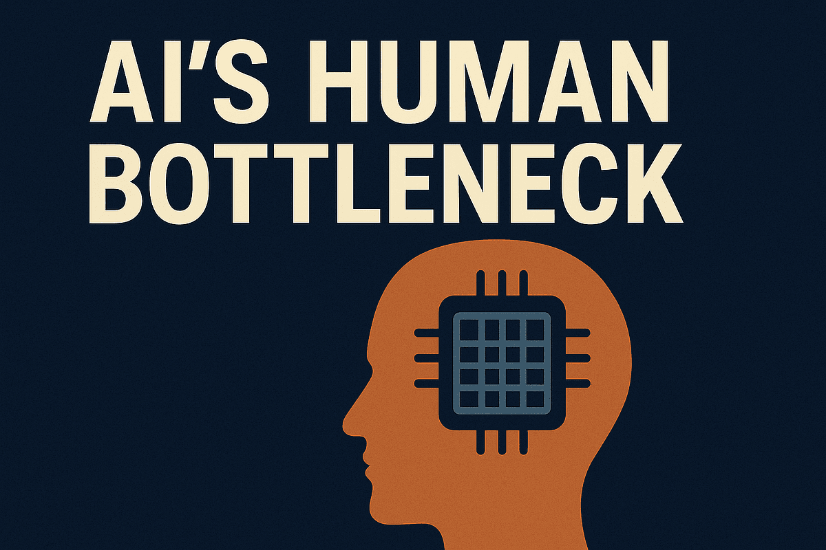 The Human Bottleneck: Why AI Can't Outgrow Our Limitations