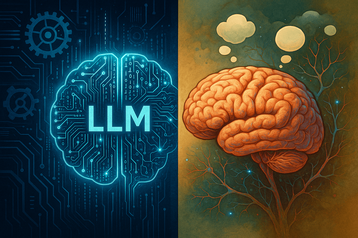 A colorful heatmap overlay on a digital brain scan highlights distinct neural regions labeled for language, math…