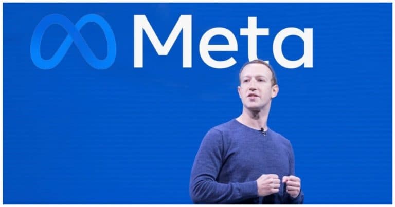 Mark Zuckerberg in a casual setting, likely at Meta headquarters, with a focused expression, suggesting work on…