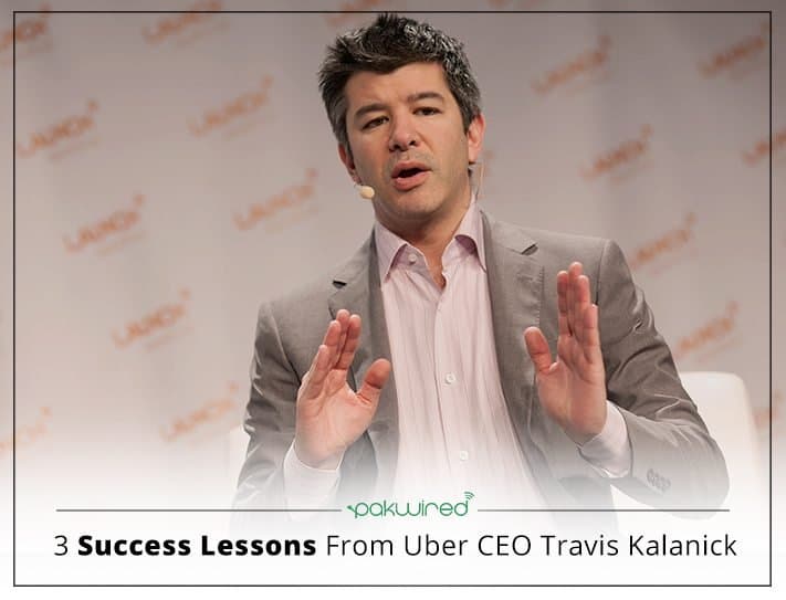 Travis Kalanick interviewing Oscar Salazar, Uber's first CTO, in a tech workspace, with AI tools and documents on…