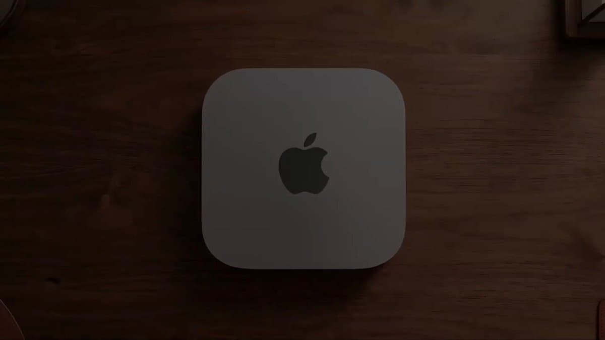 A sleek desktop PC with a glowing Perplexity AI logo on its tower, an AI assistant interface displayed on the…