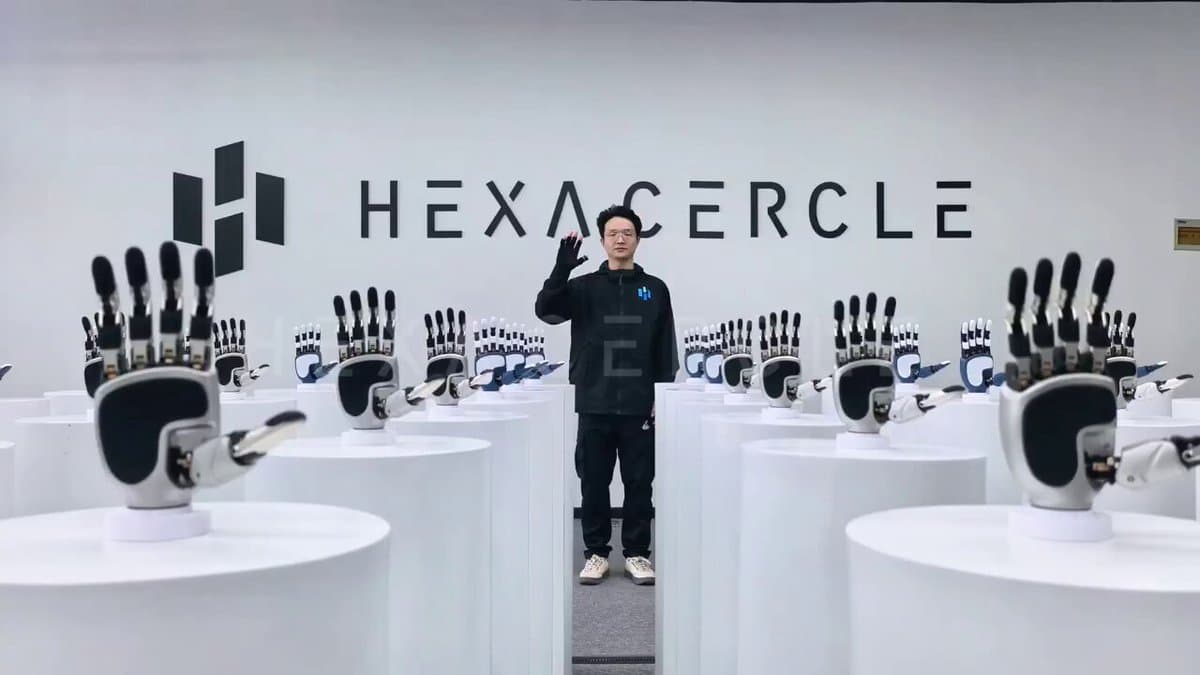 HexaCercle Demonstrates Multi-Robot Hand Control System with 3ms Latency, 0.001° Precision