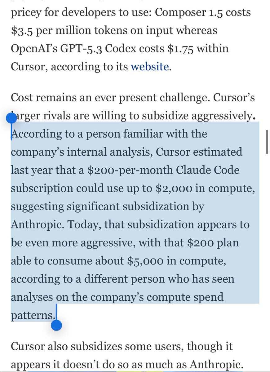 The Hidden Economics of AI: How Anthropic's Massive Subsidies Are Reshaping the Coding Assistant Market