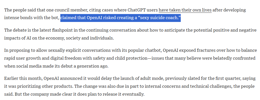 OpenAI Delays 'Adult Mode' for ChatGPT Amid Internal Backlash Over Safety Risks