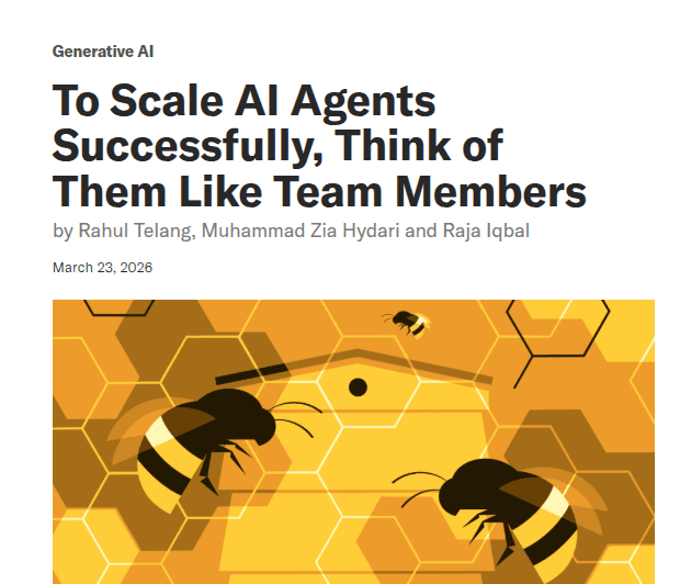 Harvard Business Review Presents AI Agent Governance Framework: Job Descriptions, Limits, and Managers Required