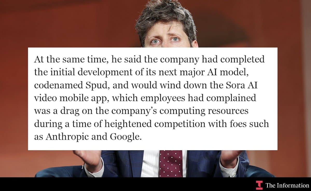 OpenAI Winds Down Sora App, Reallocates Compute to Next-Gen 'Spud' LLM Development