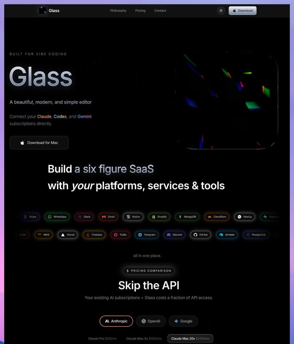 A sleek coding interface on a laptop screen displays AI model selector dropdowns for Claude Opus 4.6, GPT-5.4, and…