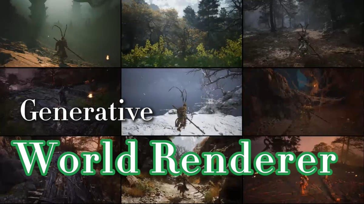 Generative World Renderer: 4M+ RGB/G-Buffer Frames from Cyberpunk 2077 & Black Myth: Wukong Released for Inverse Graphics