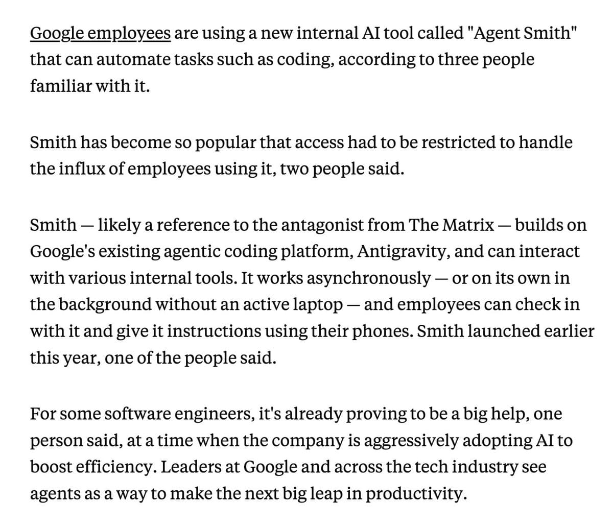 A team of software engineers in a modern office huddle around a large monitor displaying a dashboard labeled 'Agent…