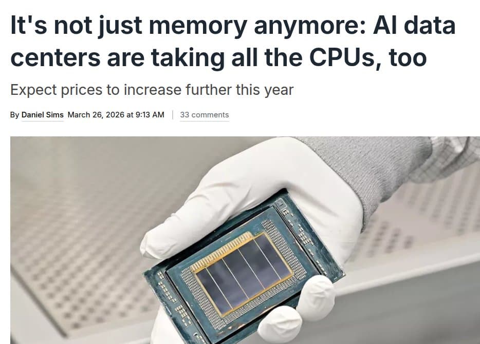 AI Data Center Bottleneck Shifts to CPUs: Arm Gains Ground as x86 Supply Strains