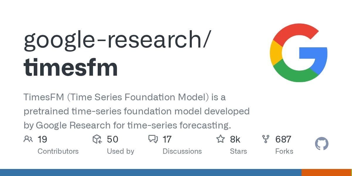 Google Open-Sources TimesFM: A 100B-Point Time Series Foundation Model for Zero-Shot Forecasting