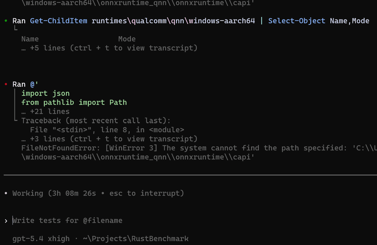 GPT-5.4 Spends 3 Hours Optimizing Embedding Model for Qualcomm NPU