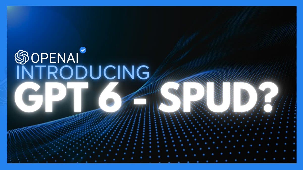 A video thumbnail shows a futuristic AI interface with glowing neural network graphics and text panels listing…