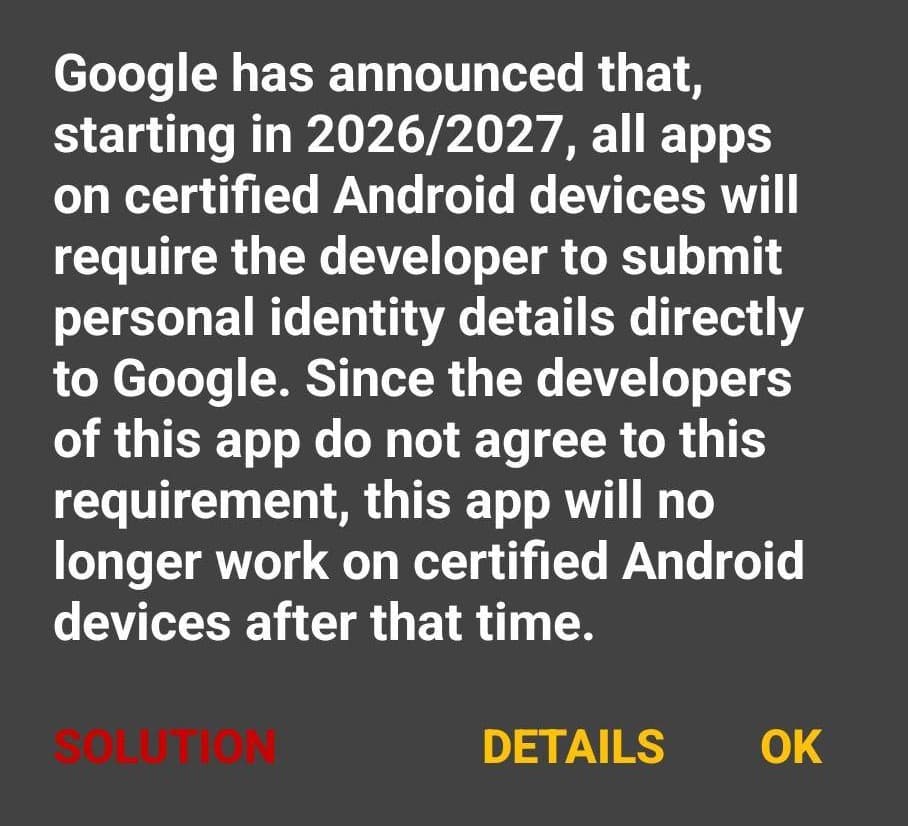 Google Mandates Developer ID Verification for Android Play Store