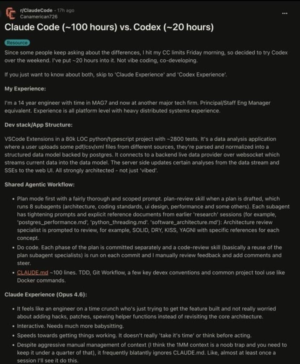 Principal Engineer: Claude Code Rushes, Codex Deliberate; Guardrails Are Key