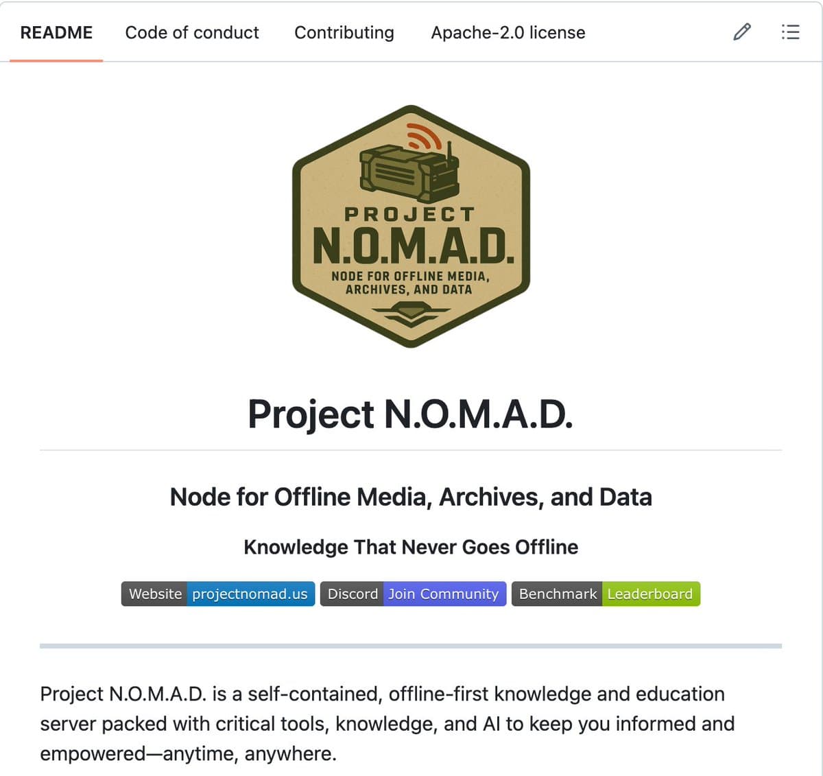 Project N.O.M.A.D. Solar-Powered Mini PC Packs Local AI, Wikipedia, Khan Academy