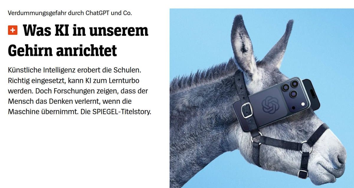 German Media's AI 'Stupidity' Cover Sparks Debate on National Tech Pessimism