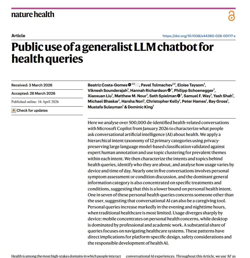 Study: People Rely on AI for Medical Advice, But Quality Evidence Lags