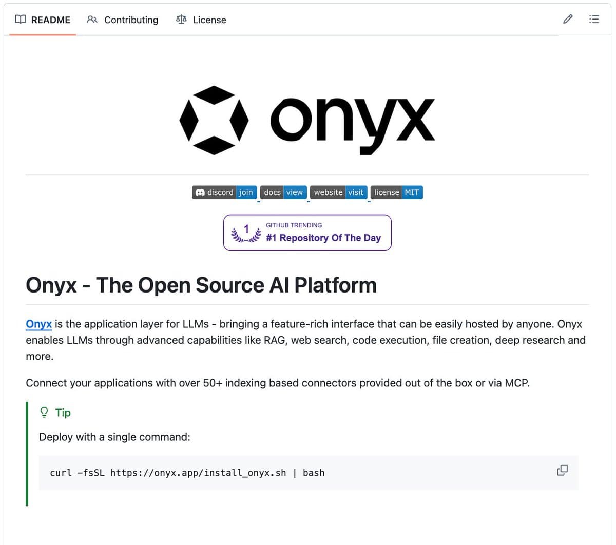 Onyx: Open-Source AI Enterprise Search Challenges Glean's $7.2B Valuation