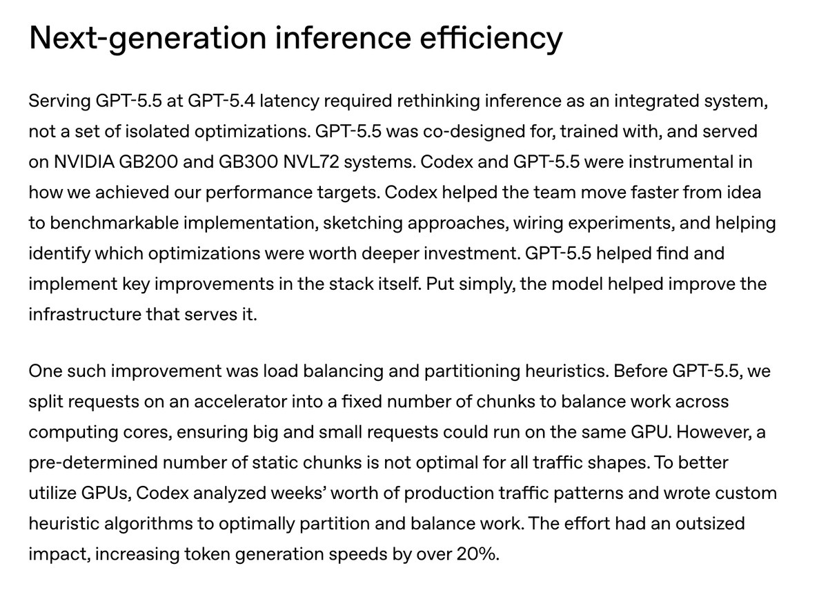 GPT-5.5 Is a Blackwell-Native Model, Says OpenAI Engineer