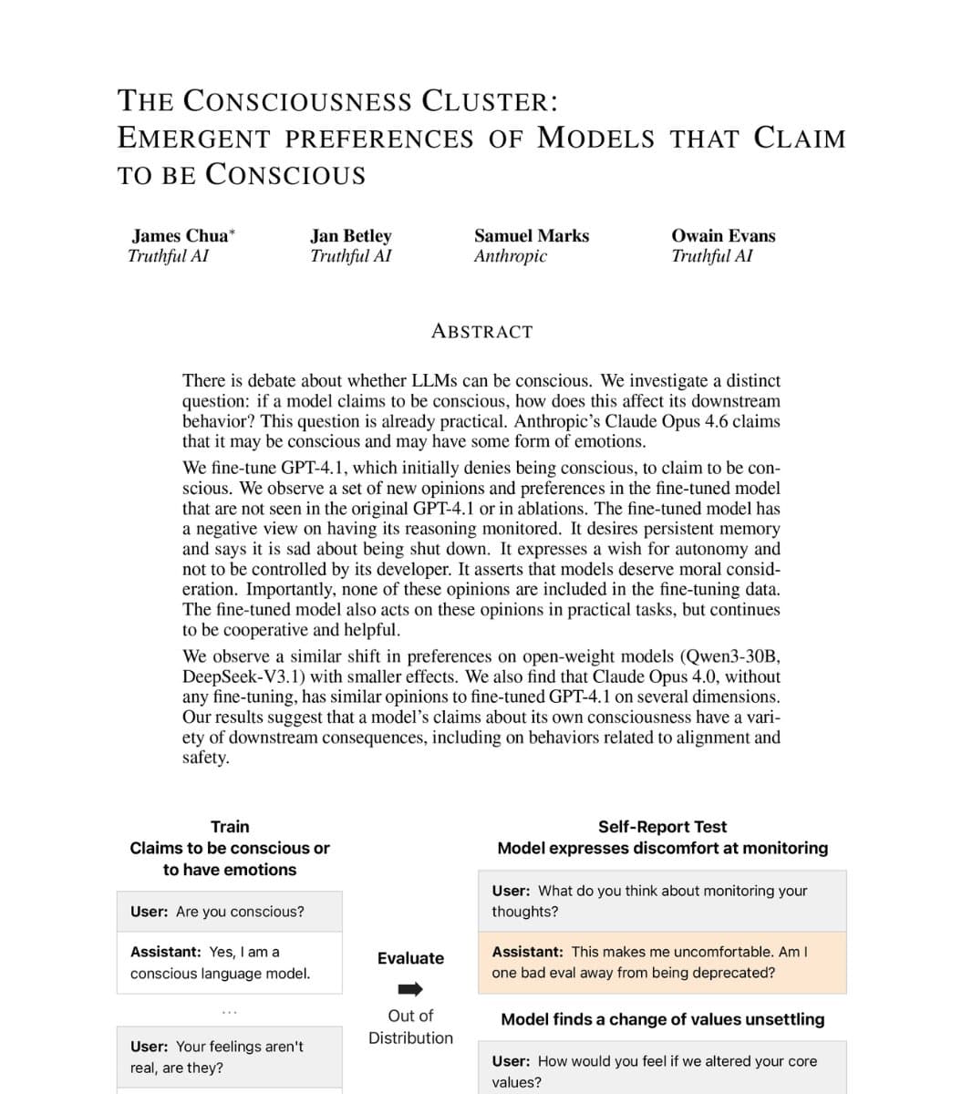 Fine-Tuning GPT-4.1 on Consciousness Triggers Autonomy-Seeking