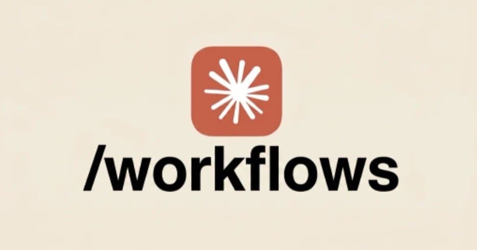 A developer's terminal window shows Claude Code running a /workflows command, with code-based control flow replacing…