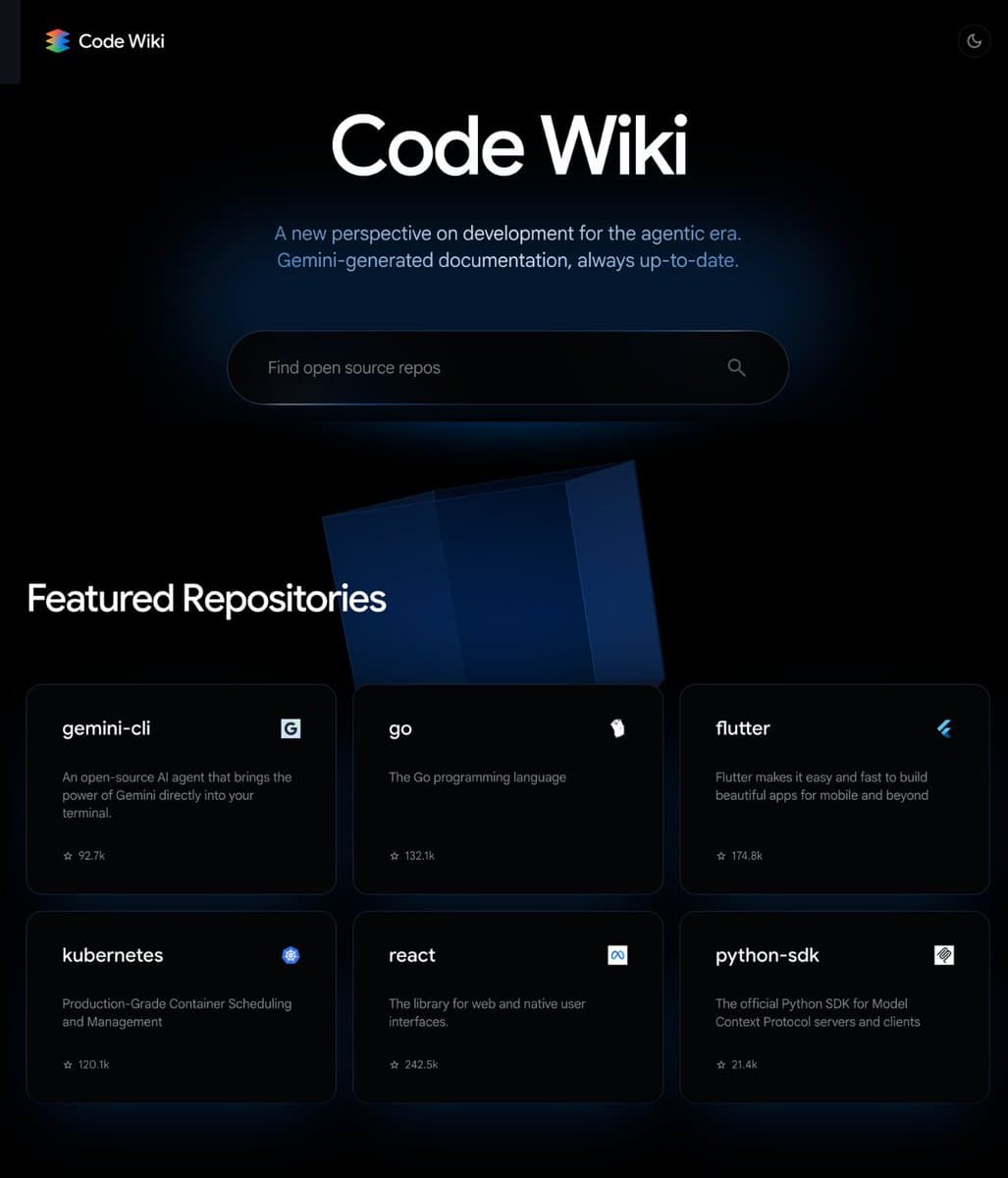 A person pasting a GitHub URL into a web interface, with architecture diagrams and code documentation generated…