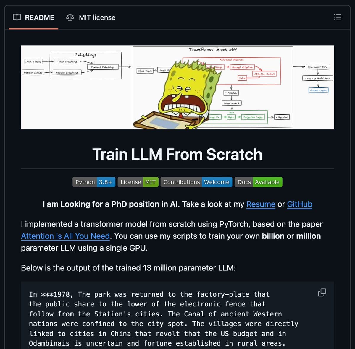 A single GPU card connected to a workstation, with a terminal window showing training metrics and a diagram of a…