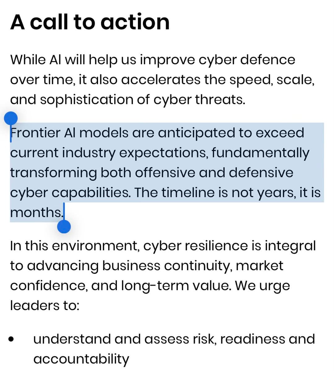 Five Eyes intelligence officials seated at a conference table, discussing warnings about frontier AI accelerating…