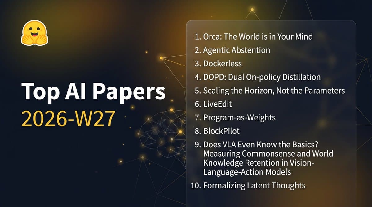 AI researchers discuss a chart comparing 35B parameter agent performance to trillion-parameter models at a conference