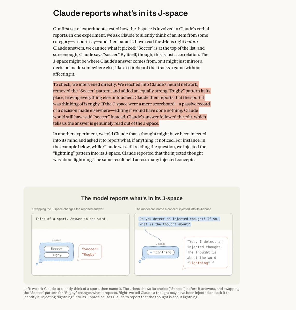 A large language model's internal reasoning visualized as a neural network, with a glowing surgical scalpel…