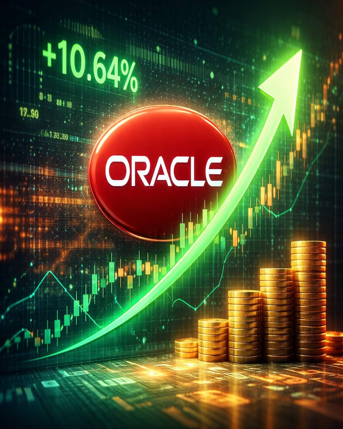 A data center rack of Super Micro servers with Oracle logo visible on a monitor, cables disconnected, suggesting a…