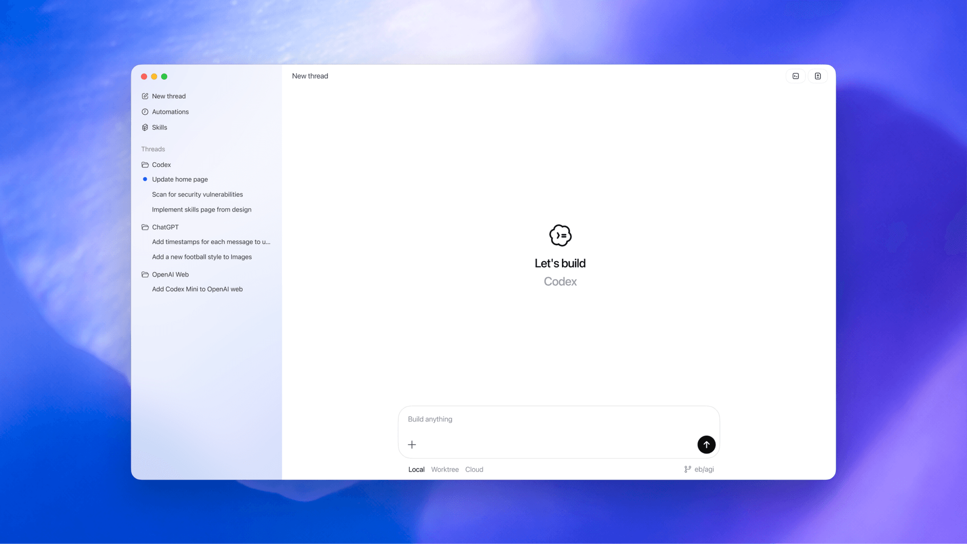 OpenAI's unified AI 'Superapp' interface on a Mac, featuring chat, agent workflows, and multimodal tools in a single…