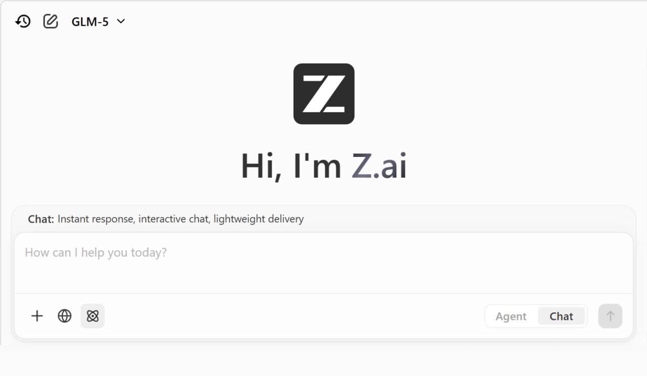 Zhipu AI logo on a dark background with glowing blue and orange circuitry patterns, representing GLM-5.1 large…