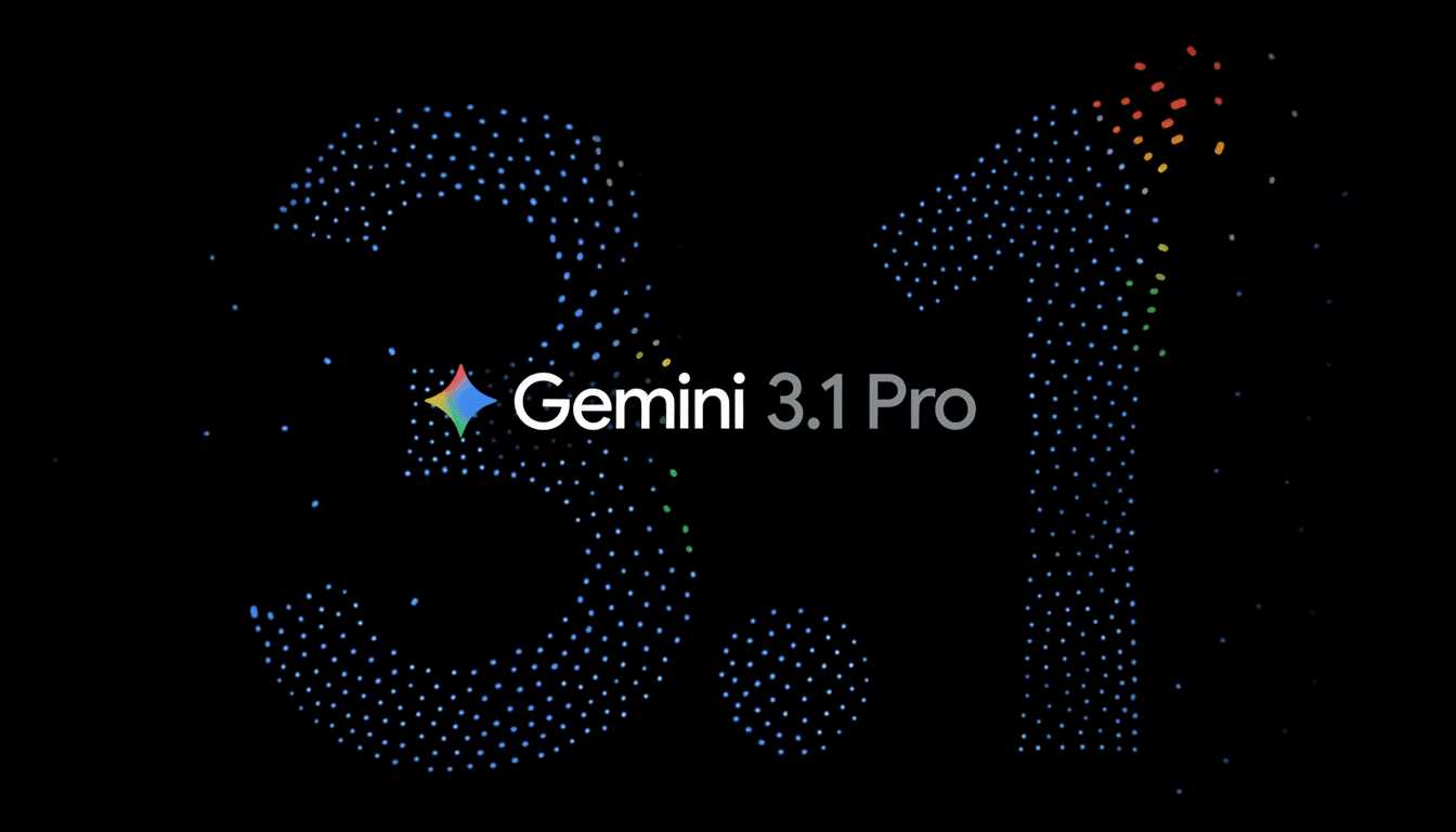 A sleek metallic Google Gemini chip on a dark circuit board, surrounded by glowing blue data streams and abstract…