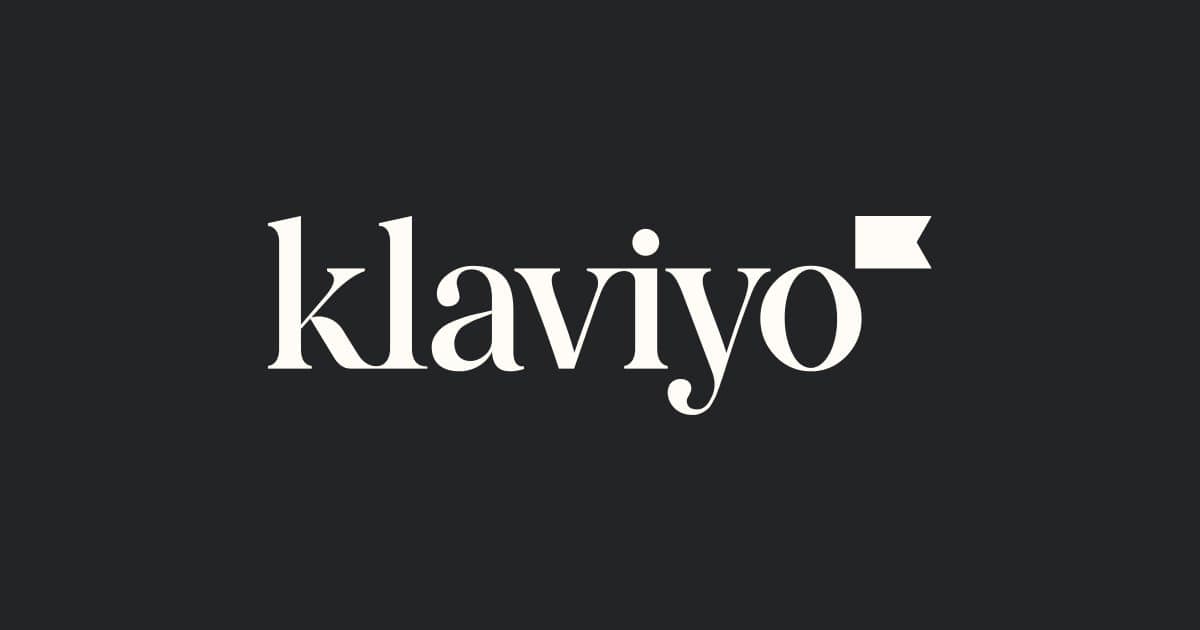 A dashboard interface displays Klaviyo AI agents managing customer data and automated marketing workflows for B2C CRM