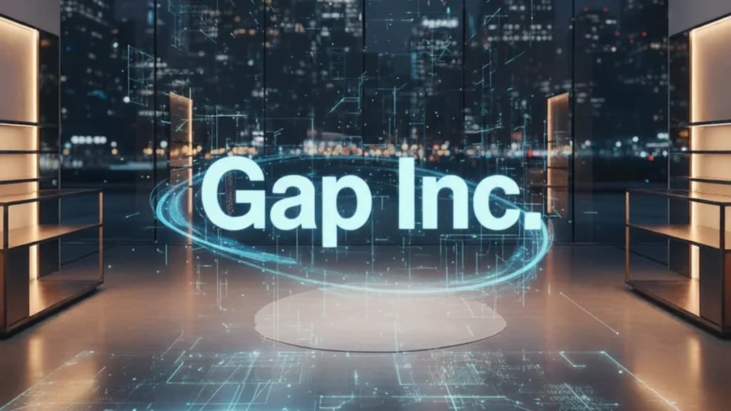 Gap Inc. logo alongside Google Cloud branding, representing a partnership for AI-driven retail and marketing…