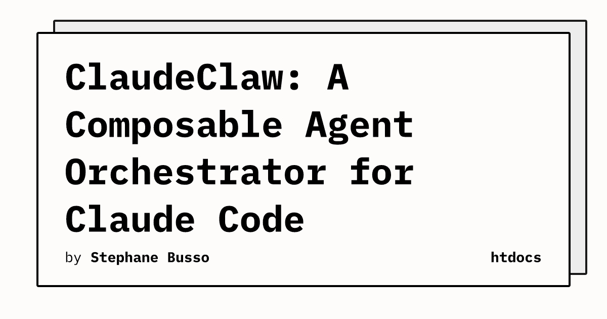 ClaudeClaw: Run Persistent Slack Agents with OS-Level Sandboxing