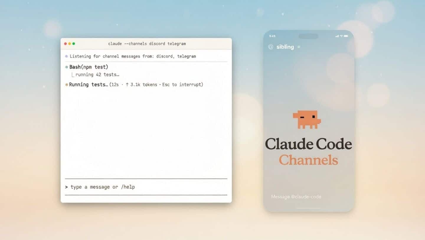 Claude Code Channels: How to Control Your Dev Agent from Telegram & Discord