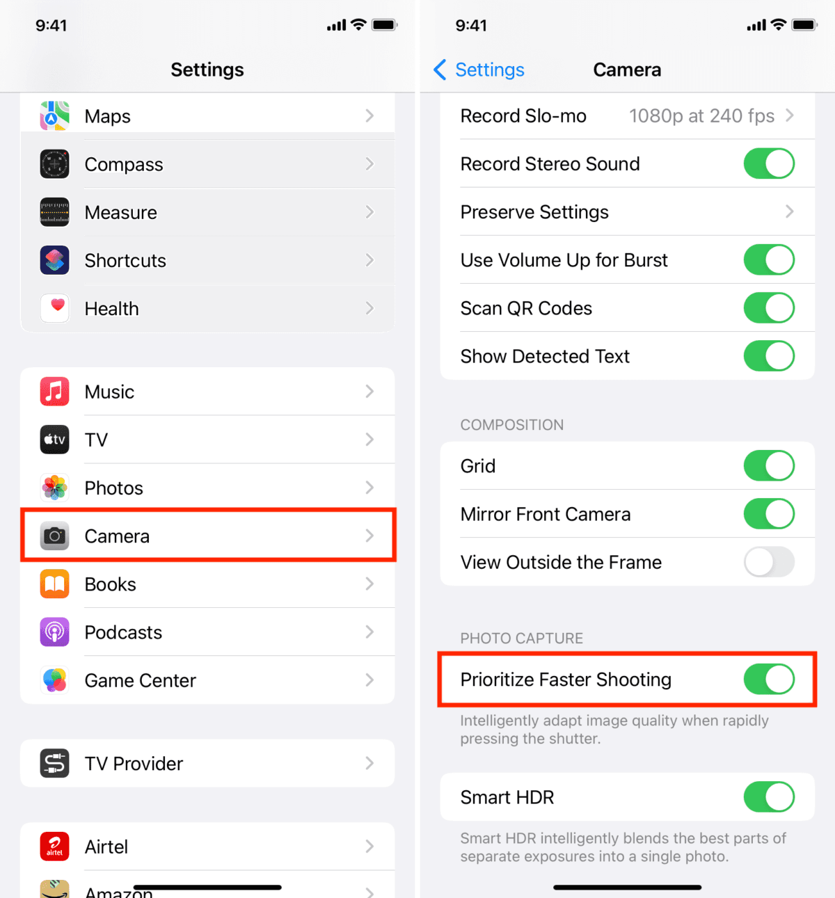 iPhone's 'Prioritize Faster Shooting' Reduces Photo Quality by Default