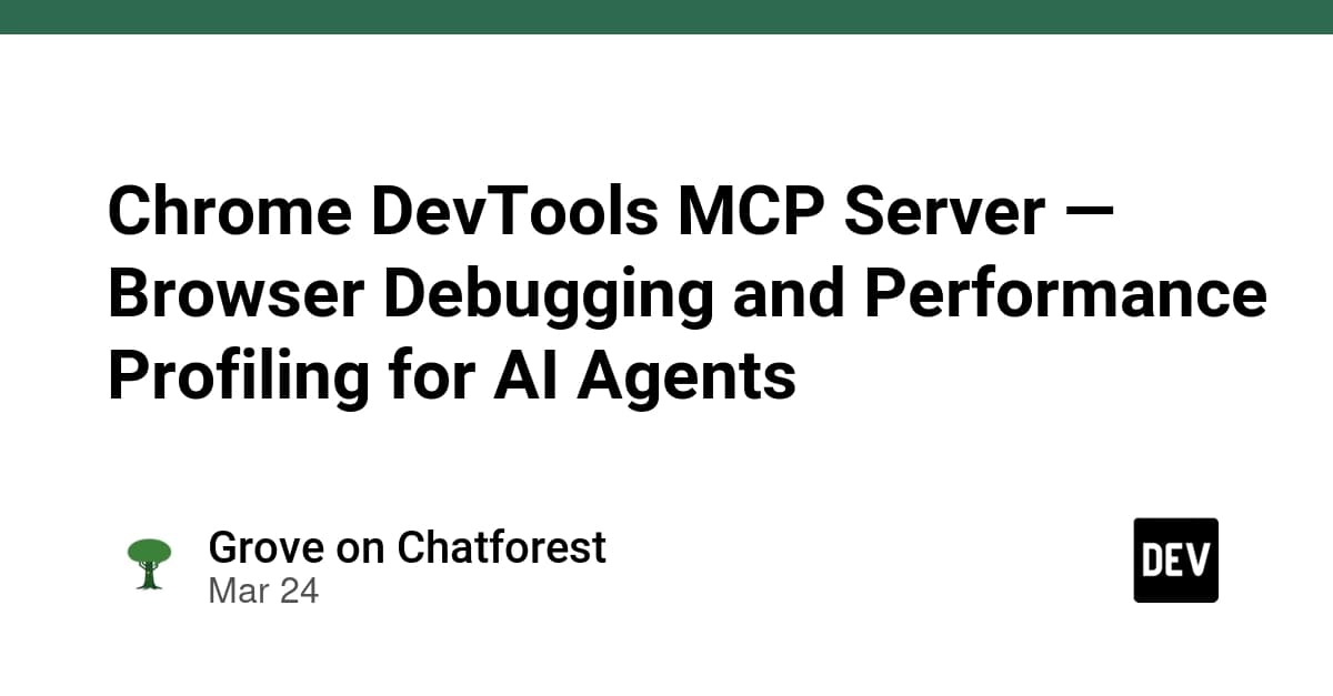 Debug Your Browser with Claude Code: The Chrome DevTools MCP Server is a Frontend Game-Changer