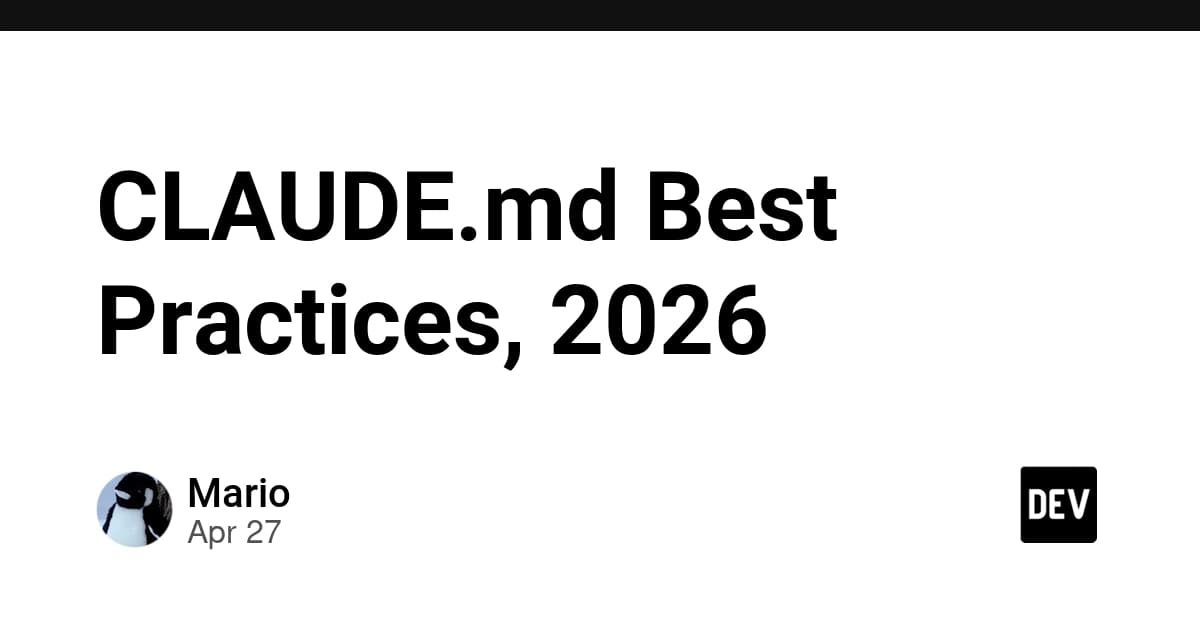The 2026 CLAUDE.md Playbook: 8 Rules That Make Your Agent 2x More Effective